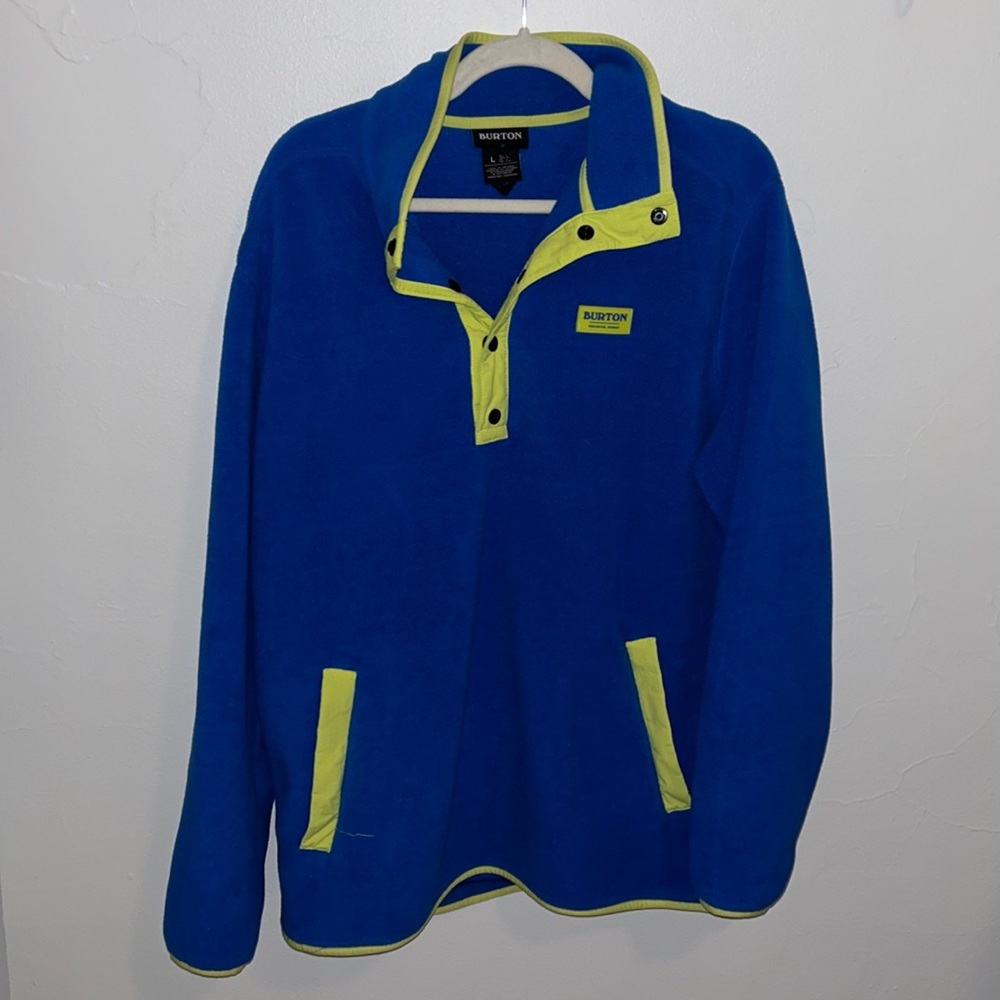 Burton Size L Pull Over Fleece
